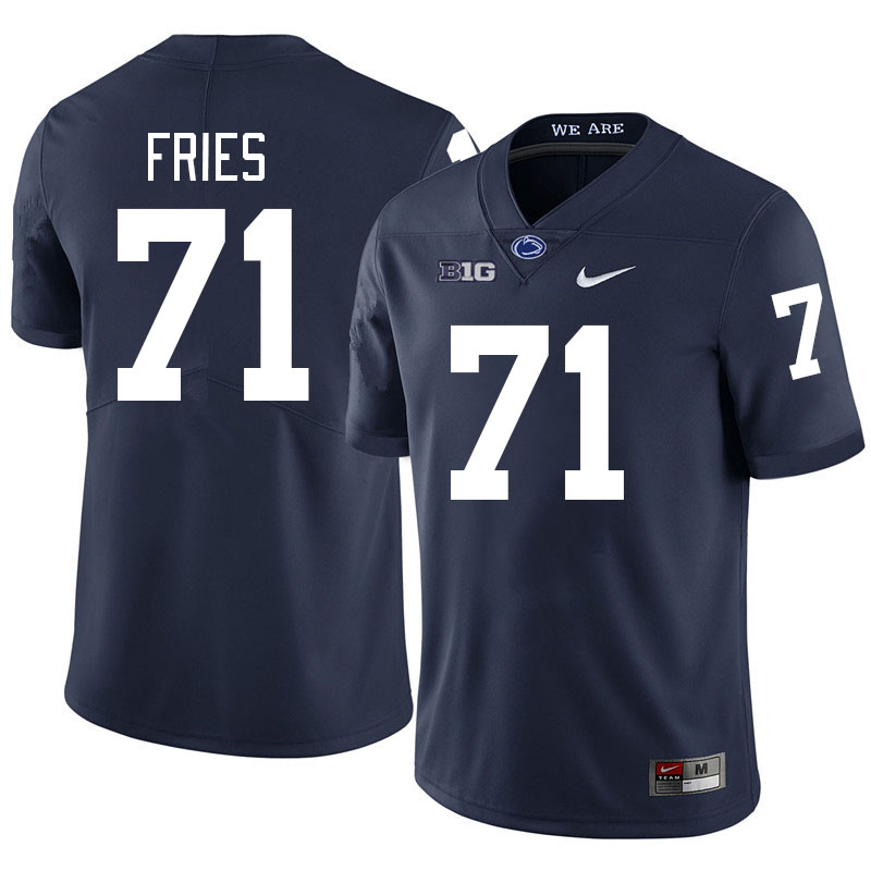 Penn State Nittany Lions #71 Will Fries College Football Jerseys Stitched Sale-Navy